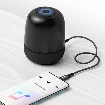 Καλώδιο σύνδεσης Acefast Μεταλλικό C1-08 USB-C σε 3.5mm Αρσενικό Braided Γκρι 1.2m