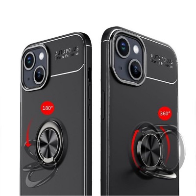 Θήκη Ancus AutoFocus Shock Proof με Ring Holder για Apple iPhone 15 Plus Μαύρη Θήκη Ancus AutoFocus Shock Proof με Ring Holder για Apple iPhone 15 Plus Μαύρη