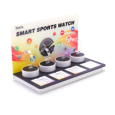 Hoco HN21 Smart watch display stand with information sheets for for Y15 Y14 Y12 and Y12Ultra Hoco HN21 Smart watch display stand with information sheets for for Y15 Y14 Y12 and Y12Ultra