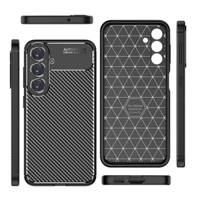 Θήκη Ancus AutoFocus Carbon Fiber για Samsung SM-S921B Galaxy S24 5G Μαύρη Θήκη Ancus AutoFocus Carbon Fiber για Samsung SM-S921B Galaxy S24 5G Μαύρη