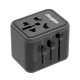 Παγκόσμιος Φορτιστής Ταξιδίου Energizer TA637A  USN/CN AU UK EU με 2 x USB-A 12W  Μαύρο