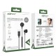 Hands Free Acefast L2 Earphones Stereo USB-C Braided Μαύρο 1.2m. Συμβατά με Όλες τις Συσκευές USB-C.