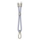 Hoco GH5 Καλώδιο Φόρτισης/Λουράκι Καρπού USB-C σε Lightning  PD20W Braided Μπλέ 22cm