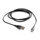 Καλώδιο Σύνδεσης Energizer Bicolor 2.0A USB-A σε USB-C Μαύρο 1.2m