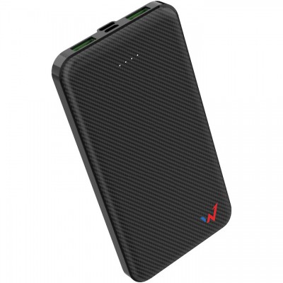 Power Bank Wonder WX10C Slim 10000mAh 20W με Εξόδους 2 x USB-A και 1 x USB-C Μαύρο