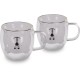 Σετ Ποτήρια VASO Lamart LT9125 Γυάλινα με Διπλό Τοίχωμα 250ml Διάφανα 2 Τεμ