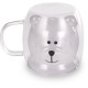 Σετ Ποτήρια VASO Lamart LT9125 Γυάλινα με Διπλό Τοίχωμα 250ml Διάφανα 2 Τεμ