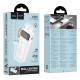 Power Bank Hoco  J151A Spirit 20000mAh με 4 Καλώδια Φόρτισης, Φακό και LED Ένδειξη Λευκό