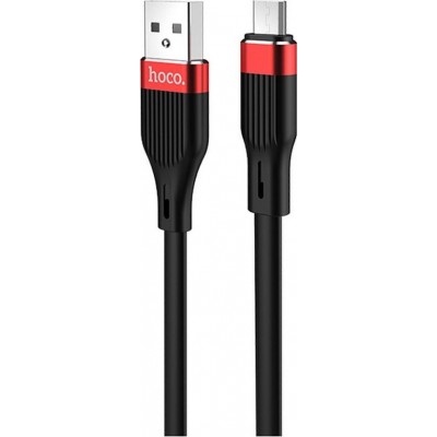 HOCO U72 SILICONE CABLE MICRO 1.2M BLACK