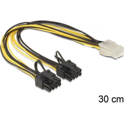 ΚΑΛΩΔΙΟ ΤΡΟΦΟΔΟΣΙΑΣ 6PIN FEMALE ΣΕ 2Χ8PIN 83433 ΚΑΛΩΔΙΟ ΤΡΟΦΟΔΟΣΙΑΣ 6PIN FEMALE ΣΕ 2Χ8PIN 83433