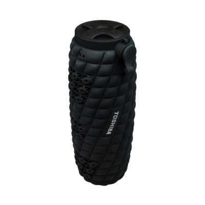 TOSHIBA AUDIO PORTABLE BLUETOOTH WATERPROOF SPEAKER BLACK