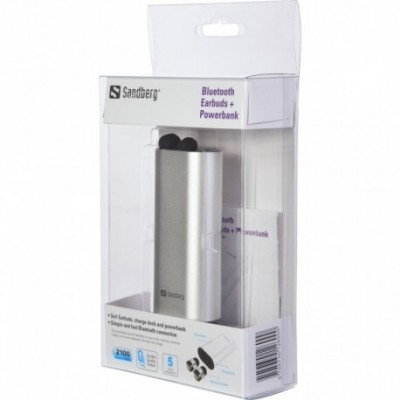 Sandberg Bluetooth Earbuds  Powerbank (126-00)