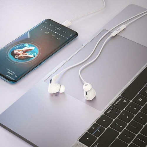 HOCO M1 PRO ORIGINAL EARPHONES TYPE-C WHITE