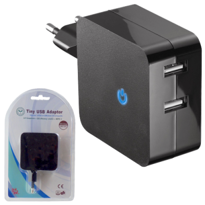 MW-USB5U-1 ΤΡΟΦΟΔΟΤΙΚΟ ΜΕ USB ΕΞΟΔΟ 4,8Α MINWA
