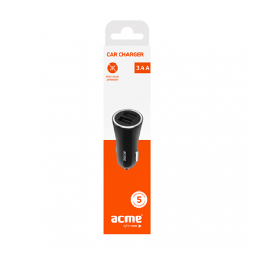ACME CH104 USB CAR CHARGER 3.4A (2 PORTS)