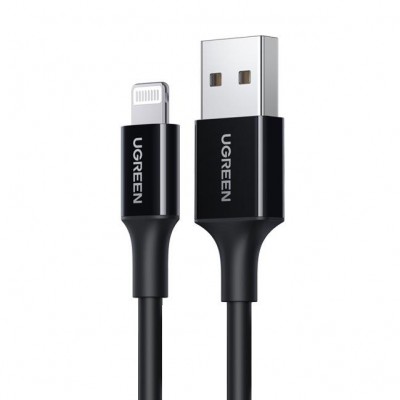 Charging Cable MFI UGREEN US155 i6 Black 1m 2.4A