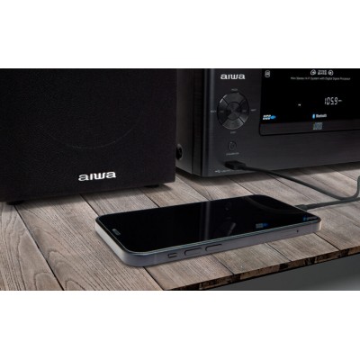 AIWA MINI HI-FI STEREO BT5.0 SYSTEM RMS 50W
