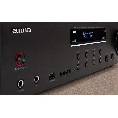 AIWA STEREO AMPLIFIER BT WITH DAB+/FM RMS 200W BLACK AIWA STEREO AMPLIFIER BT WITH DAB+/FM RMS 200W BLACK