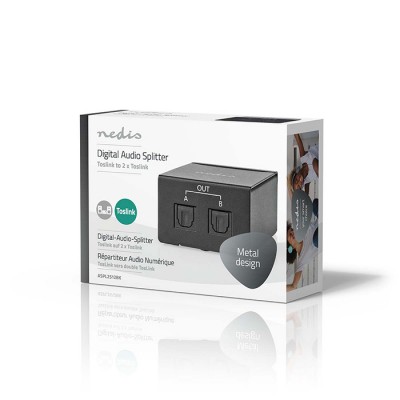 NEDIS ψηφιακό splitter ASPL2512BK NEDIS ψηφιακό splitter ASPL2512BK