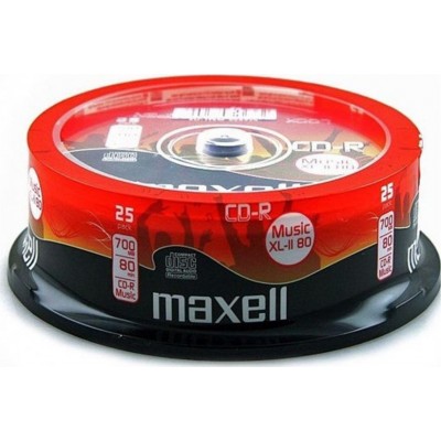 MAXELL CD-R MUSIC XL-II 80MIN CAKE 25pcs MAXELL CD-R MUSIC XL-II 80MIN CAKE 25pcs
