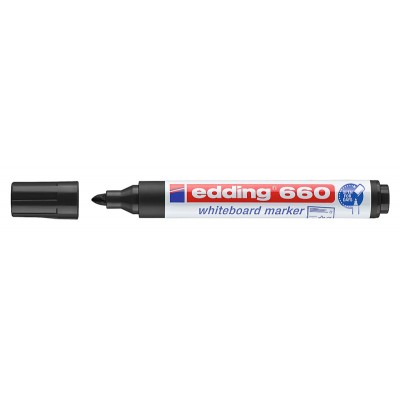 EDDING μαρκαδόρος ασπροπίνακα 660, επαναγεμιζόμενος, μαύρος