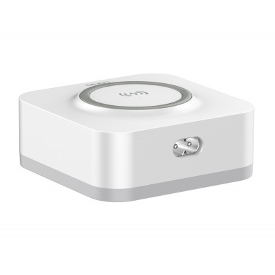 LDNIO σταθμός φόρτισης AW004, USB-C/3x USB/wireless, 32W, PD/QC, λευκός