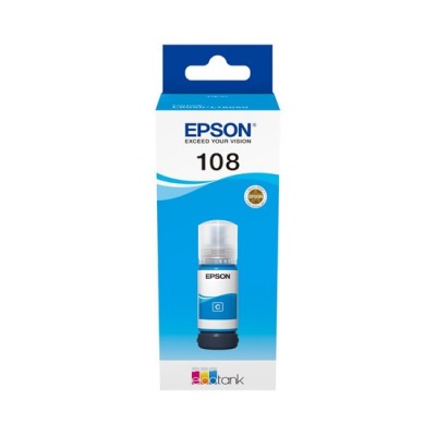 Epson 108 Inkjet Printer Cartridge Cyan (C13T09C24A) (EPST09C24A)