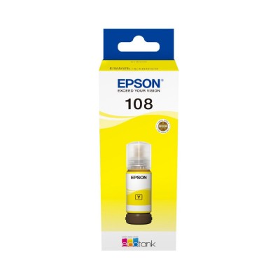 Epson 108 Inkjet Printer Cartridge Yellow (C13T09C44A) (EPST09C44A)