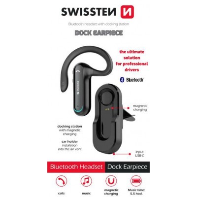 SWISSTEN ΑΚΟΥΣΤΙΚΟ BLUETOOTH   DOCK EARPIECE