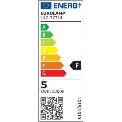 EUROLAMP ΛΑΜΠΑ LED ΣΦΑΙΡΙΚΗ 5W Ε27 6500K 220-240V