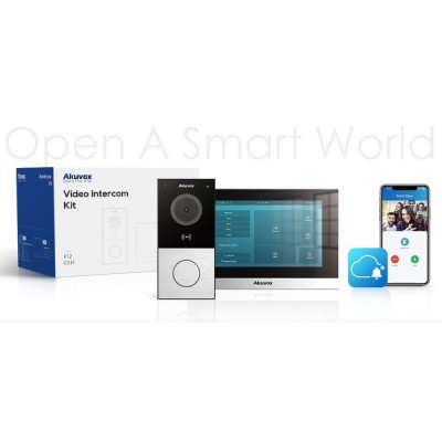 Akuvox Smart IP Video Intercom Kit, includes 1x E12W and 1x C313W Akuvox Smart IP Video Intercom Kit, includes 1x E12W and 1x C313W