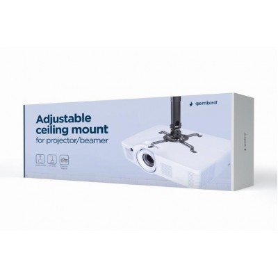 GEMBIRD ADJUSTABLE CEILING MOUNT FOR PROJECTOR/BEAMER BLACK GEMBIRD ADJUSTABLE CEILING MOUNT FOR PROJECTOR/BEAMER BLACK