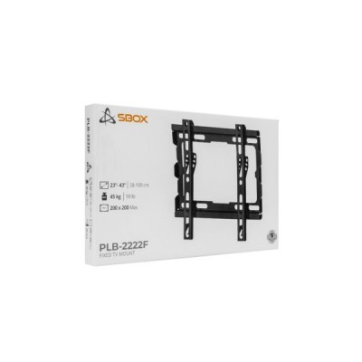 SBOX WALL MOUNT 23'-43' VESA 200x200 MAX SBOX WALL MOUNT 23'-43' VESA 200x200 MAX