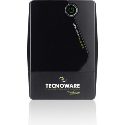 TECNOWARE UPS ERA PLUS 800 SCHUKO TOGETHER ON, 800VA/560W, LINE INTERACTIVE W/ STABILIZER, SIMULATED SINEWAVE, 2YW ELECTRONIC PARTS & 1YW BATTERIES.