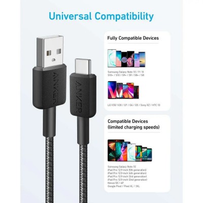 ANKER 322 USB-A to USB-C Cable 1.8m