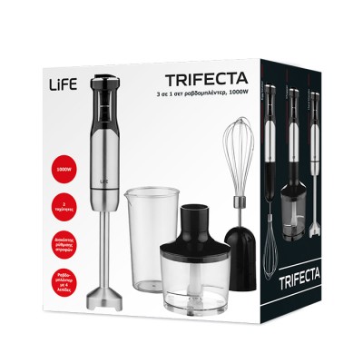 LIFE TRIFECTA 3 σε 1 σετ ραβδομπλέντερ, 1000W