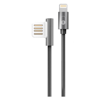 WK DUAL SIDE i6 CHARGING CABLE  BLACK 1M