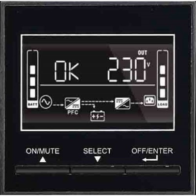 TECNOWARE UPS EVO DSP PLUS 2400 R/T HE PF 0.9 IEC TOGETHER ON, 2400VA/2160W, ON LINE DSP DOUBLE CONVERSION, 1YW ELECTRONIC PARTS & BATTERIES.
