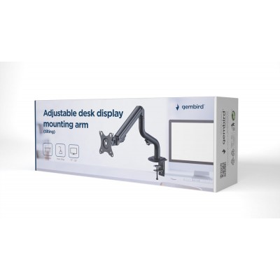 GEMBIRD ADJUSTABLE DESK DISPLAY MOUNTING ARM (TILTING) 17'-32' GEMBIRD ADJUSTABLE DESK DISPLAY MOUNTING ARM (TILTING) 17'-32'