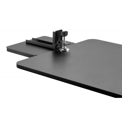 BRATECK ράφι γραφείου DET-1-1, μεταλλικό, 304x292x117mm, 15kg, μαύρο