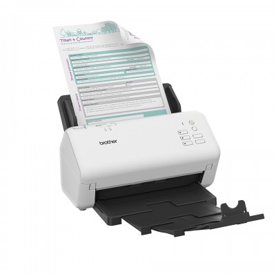 BROTHER SCANNER ADS-4300N, DESKTOP DOUBLE SIDED A4, 40 ppm, 80 PAGE ADF, USB, NETWORK, 3YW.