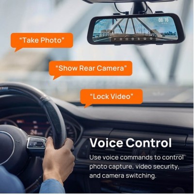 70mai S500 Rearview Mirror Dash Cam set 1944p 138fov Car Camera