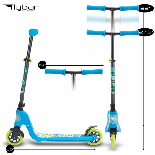 Flybar Aero 2 Scooter Blue Streaker