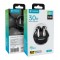 CELEBRAT earphones με θήκη φόρτισης W51, True Wireless, μαύρα