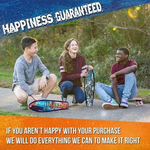 Skateboard Nerf Nation C3 (BLU- PAINT) 22 ιντσών