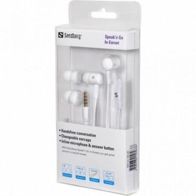 Sandberg Speak'n Go In-Earset White (125-63)