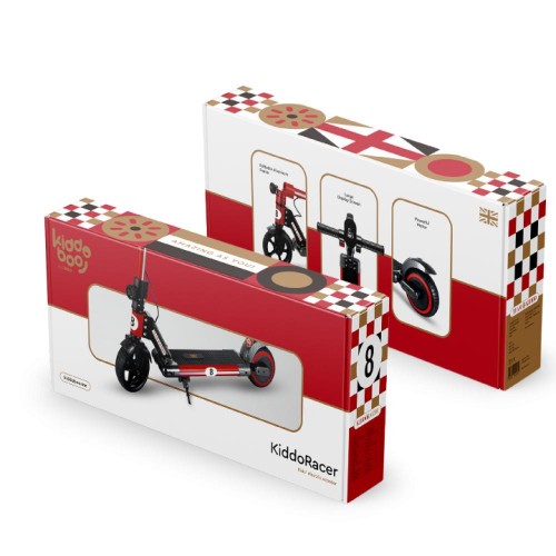 Kiddoboo E-Scooter KiddoRacer Red (KBJY65LRED)
