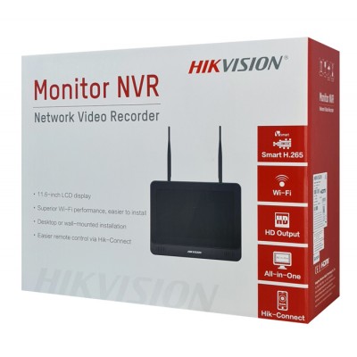 HIKVISION HIWATCH NVR καταγραφικό DS-7604NI-L1/W, Wi-Fi, 4 κανάλια