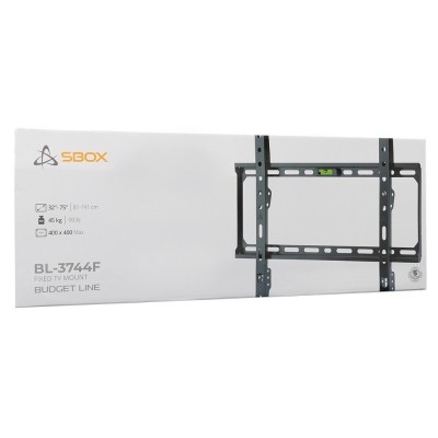 SBOX WALL MOUNT BUDGET 32-75' MAX VESA 400x400 SBOX WALL MOUNT BUDGET 32-75' MAX VESA 400x400