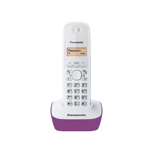 Panasonic  Ασύρματο Τηλέφωνο  KX-TG1611GRF White-Purple (KX-TG1611GRF) (PANKXTG1611GRF)